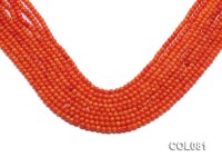 Wholesale 4.5mm Round Red Coral Beads Loose String
