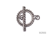 Single-strand Sterling Silver Toggle Clasp