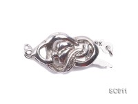 9*15mm Single-strand Sterling Silver Clasp