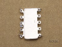 12*25mm Vintage Five-strand Sterling Silver Clasp