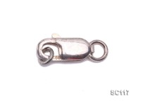 4*10mm Single-strand Sterling Silver Lobster Clasp