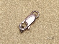 4*10mm Single-strand Sterling Silver Lobster Clasp