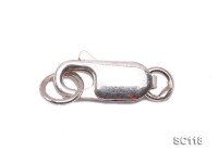 4.5*12mm Single-strand Sterling Silver Lobster Clasp