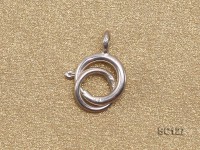 6mm Single-strand Sterling Silver Ring Clasp