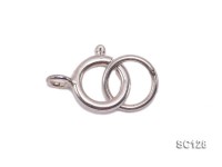 6mm Single-strand Sterling Silver Ring Clasp
