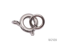 7mm Single-strand Sterling Silver Ring Clasp