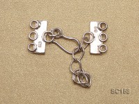 15mm Three-strand Sterling Silver Clasp