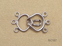 13*25mm Three-strand Sterling Silver Clasp