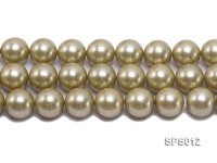 Wholesale 16mm Olive Round Seashell Pearl String