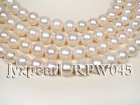 Wholesale High-quality 10-11mm Classic White Round Freshwater Pearl String