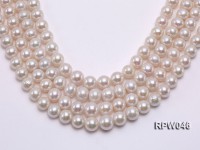12-14mm Classic White Round Edison Pearl Loose String