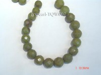 Wholesale 20mm Round Green Faceted Turquoise Beads String