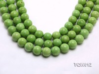 Wholesale 14mm Round Green Turquoise Beads String