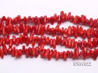 Wholesale 10-18mm Irregular Red Coral Chips Loose String