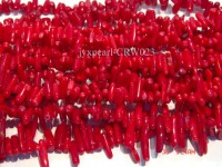 Wholesale 12-15mm Irregular Red Coral Chips Loose String