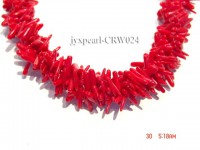 Wholesale 11-15mm Irregular Red Coral Chips Loose String