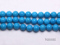 Wholesale 12mm Round Blue Turquoise Beads String