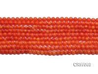 Wholesale 4-5mm Round Orange Coral Beads Loose String