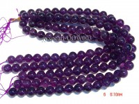 Wholesale 14mm Round Translucent Amethyst Beads String