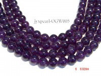 Wholesale 10mm Round Translucent Amethyst Beads String