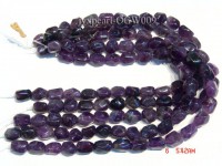 Wholesale 13x16mm Irregular Faceted Amethyst Chips String