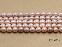 Wholesale 6.5x8mm Natural Pink Rice-shaped Freshwater Pearl String