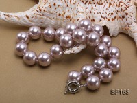 16mm purple round the south seashell pearl necklace