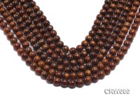 Wholesale 8.5mm Round Golden Coral Beads Loose String