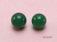 Wholesale 14mm Round Green Jade Beads