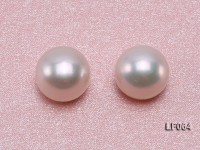 Wholesale Cards of AA-grade 7.5-8mm White Flat Pearls—33 Pairs
