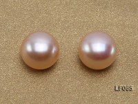 Wholesale Cards of AA-grade 8-8.5mm Pink Flat Pearls—33 Pairs