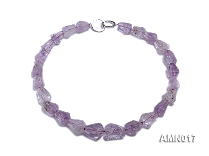 13x18mm Natural Amethyst Beads Necklace