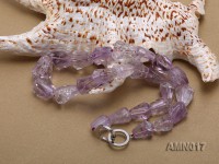 13x18mm Natural Amethyst Beads Necklace
