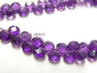 7.5mm Faceted Amethyst Beads Necklace
