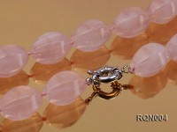 15x22mm Irregular Rose Quartz Beads Necklace