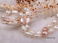 10x11mm white freshwater cultured pearl necklace