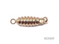 6x12mm Single-strand Gilded Clasp