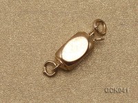 5x9mm Single-strand Gilded Clasp