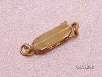 12mm Single-strand Fishtail Golden Gilded Clasp