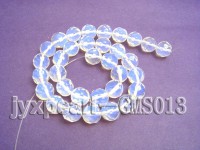 Wholesale 12mm Cream Round Faceted Moonstone String