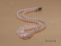 6mm Round Rose Quartz Beads Necklace