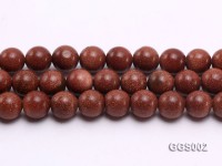 wholesale 10mm round faceted goldstone strings