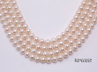 Wholesale 11-12mm White Freshwater Pearl Loose String