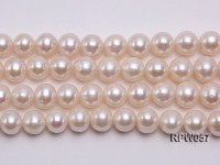 Wholesale 11-12mm White Freshwater Pearl Loose String