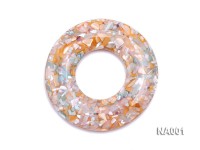 70mm Round Synthetic Resin Pieces Jewelry Accessories