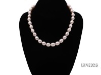 10x12mm White Elliptical Freshwater Pearl Necklace