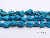 Wholesale 20x25mm Irregular Blue Turquoise Pieces String