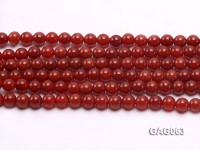 wholesale 6mm round red agate strings