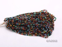 wholesale 4mm round colorful agate strings