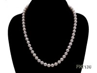 7-7.5mm White Freshwater Pearl Necklace and Bracelet Set